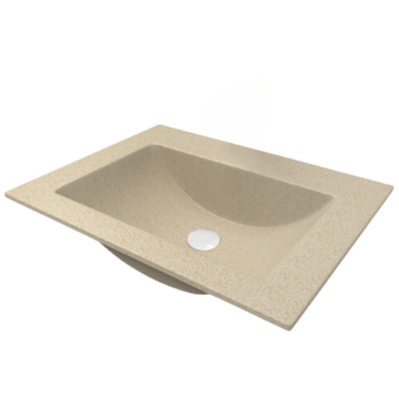 PRIMO gránit mosdókagyló bézs színben