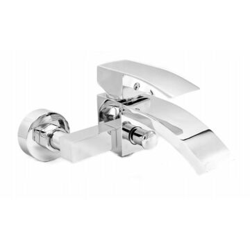 Kaskada fürdőszobai kádtöltő csaptelep króm