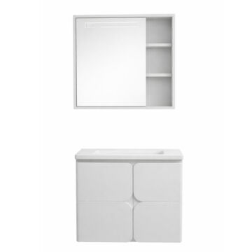 Malmo fürdőszobai szett 60x50 cm szürke, beépíthető