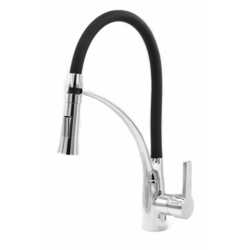 Nexo konyhai csaptelep fekete-króm