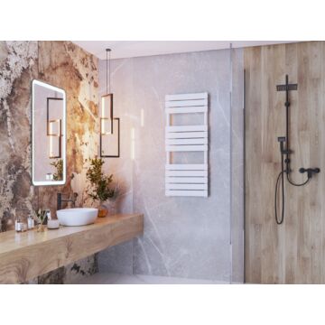 Design classic törölközőszárító radiátor 50cm x 120cm, fehér