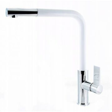 Side konyhai csaptelep fehér-króm Side konyhai csaptelep fehér-króm