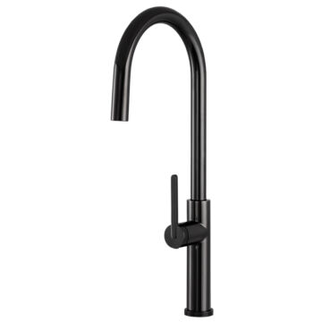 Slender konyhai csaptelep, fényes fekete