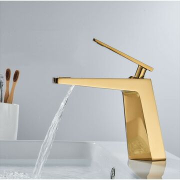 Topaz fürdőszobai mosdó csaptelep arany