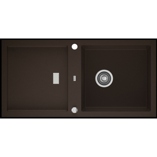 SLIDE 200 egymedencés gránit mosogató szifon