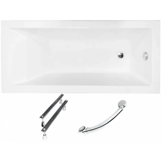 Mexen Cubic akril kád 170*70 cm, fehér