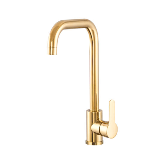 Steel konyhai csaptelep arany