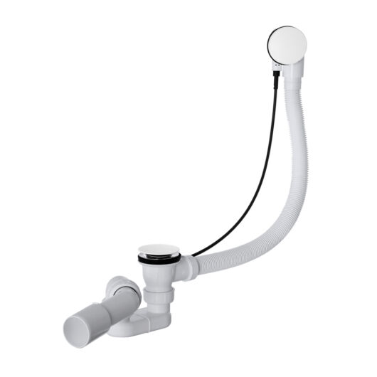 Lavre szifoncsomag fürdőkádhoz automata fehér színben