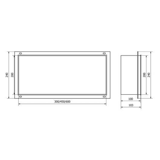 Mexen X-Wall-NR fali polc falba építhető