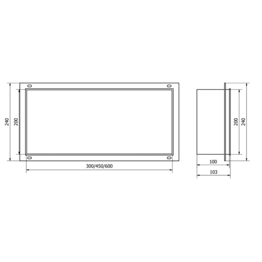 Mexen X-Wall-NR fali polc falba építhető
