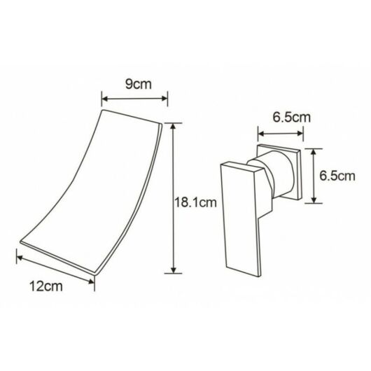 Mexen CELIA rejtett mosdó csaptelep króm