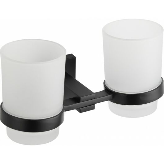 Vane fali fogkefetartó fekete dupla