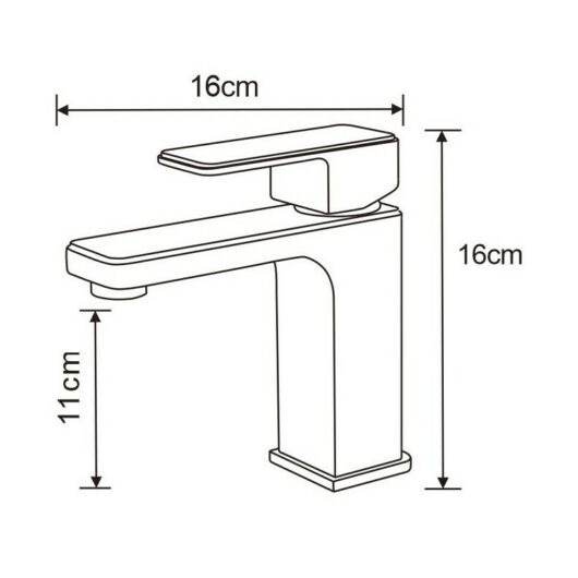 Mexen Cetus fürdőszobai csaptelep króm, műszaki