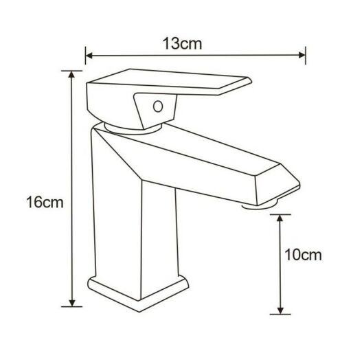 Mexen Zila fürdőszobai csaptelep fekete, műszaki