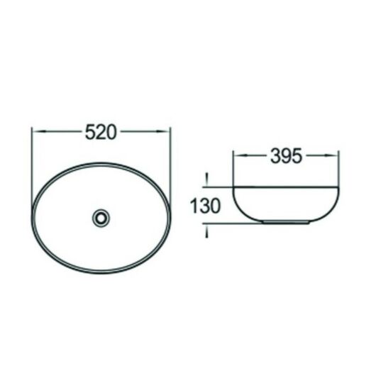 Mexen Orsola mosdókagyló méret