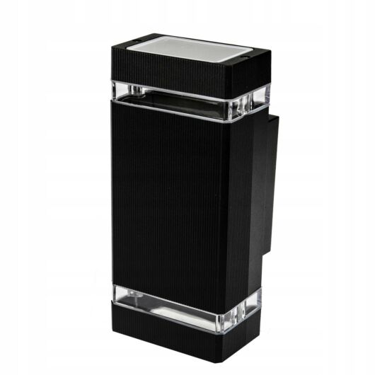 LEDLUX LX-9110 kültéri homlokzati lámpa,1xGU10, fekete