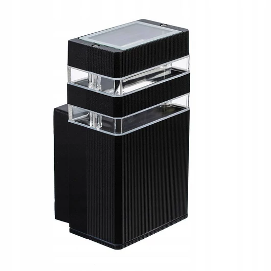 LEDLUX LX-9112 kültéri homlokzati lámpa,1xGU10, fekete