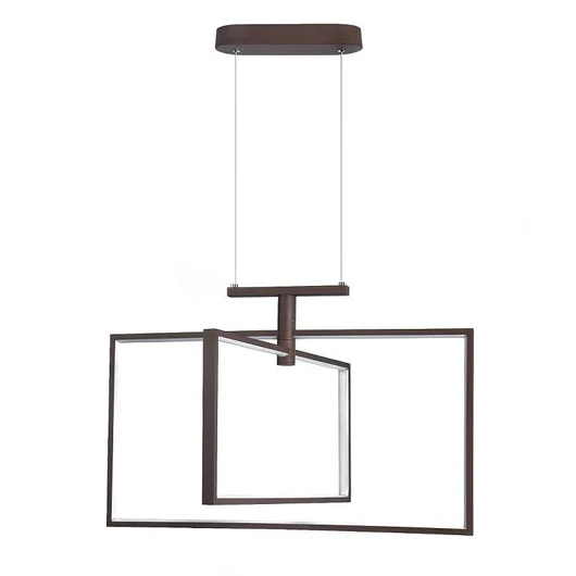 DOMENO ID-593 mennyezeti, függesztett lámpa, 45W, barna