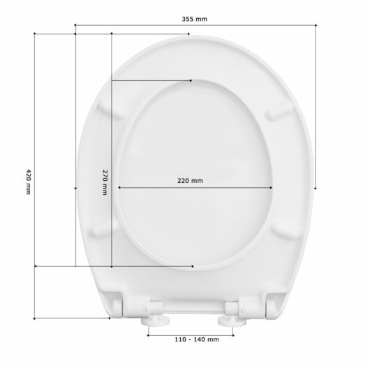 D7 lassú záródású lecsapódásgátló WC ülőke fehér