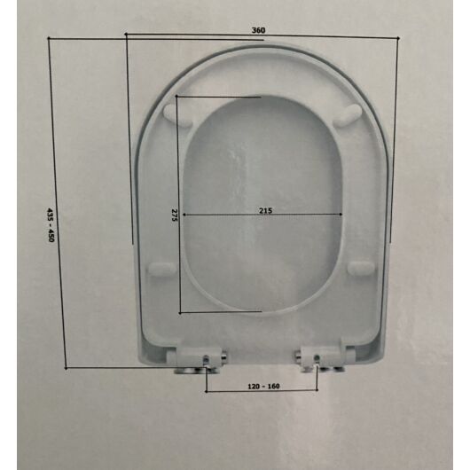 D4 lassú záródású lecsapódásgátló WC ülőke fehér