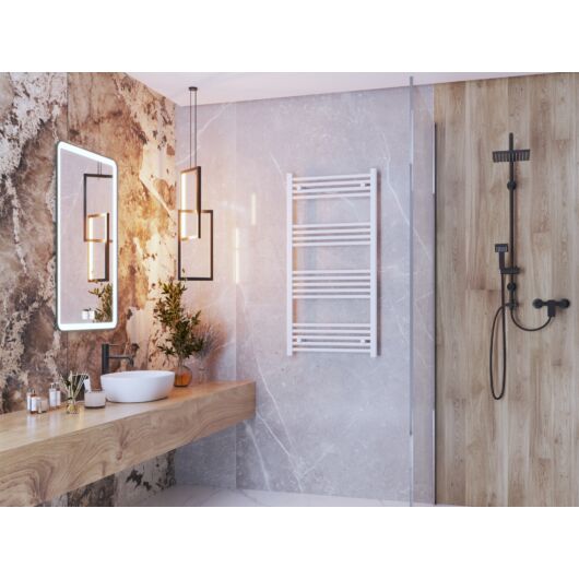 Törölközőszárító radiátor, Basic 60cm x 120cm, fehér