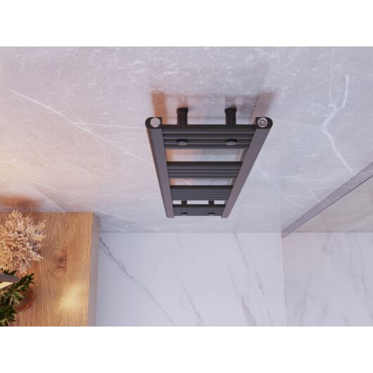 Törölközőszárító radiátor, Basic 30cm x 120cm, fekete