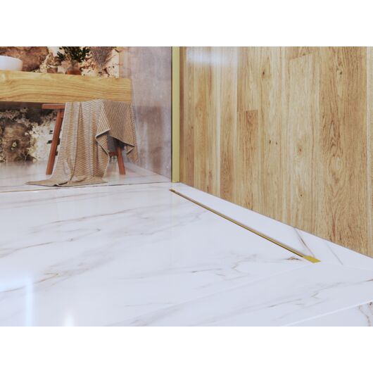 Proline lineáris padlóösszefolyó 90 cm, arany