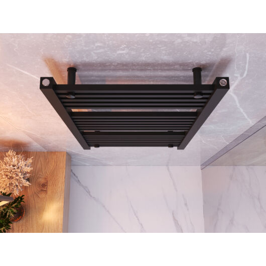Törölközőszárító radiátor, szögletes, Proper 60cm x 100cm, fekete