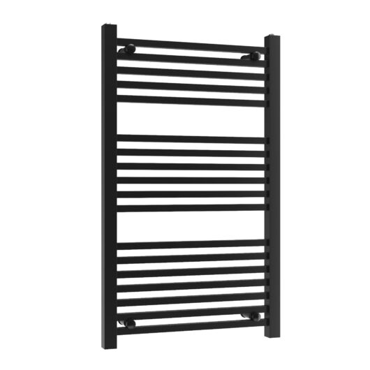 Törölközőszárító radiátor, szögletes, Proper 60cm x 100cm, fekete