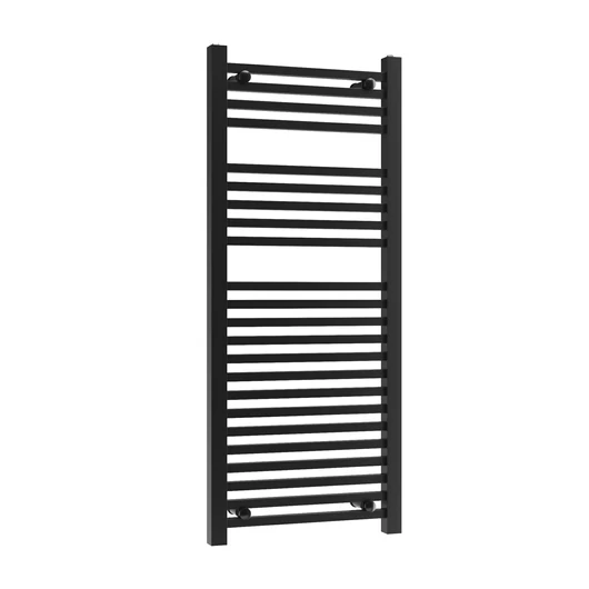 Törölközőszárító radiátor, szögletes, Proper 50cm x 120cm, fekete