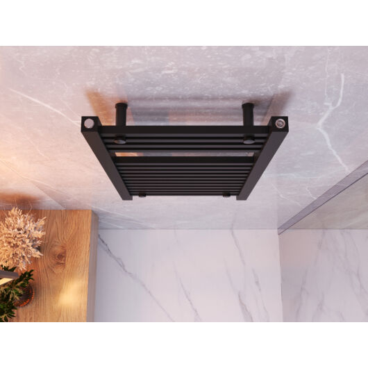 Törölközőszárító radiátor, szögletes, Proper 50cm x 80cm, fekete