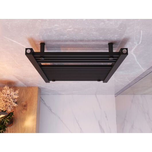 Törölközőszárító radiátor, szögletes, Proper 50cm x 60cm, fekete