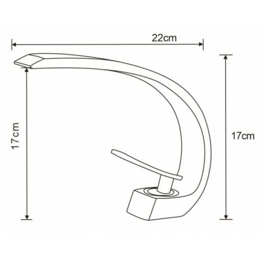 Mexen Lupus fürdőszobai csaptelep fekete, műszaki