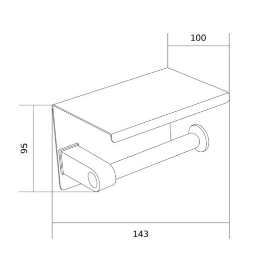 Parma wc papír tartó