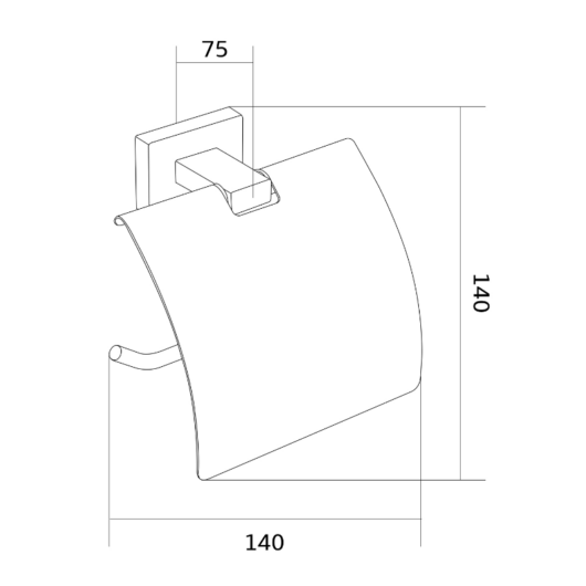 Arno wc papír tartó