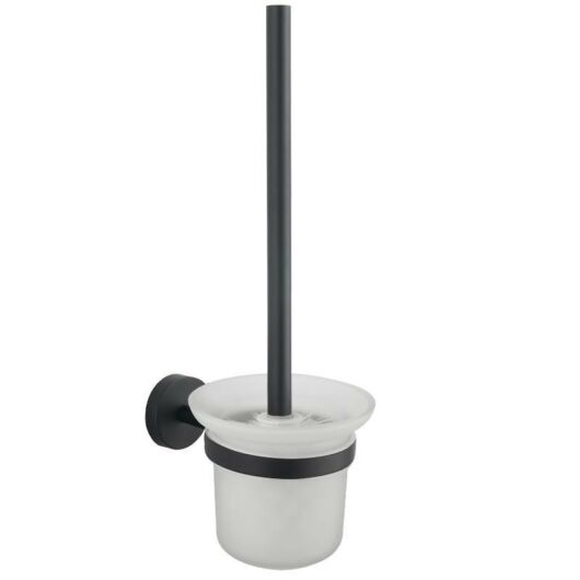 Loft wc kefe tartó fekete