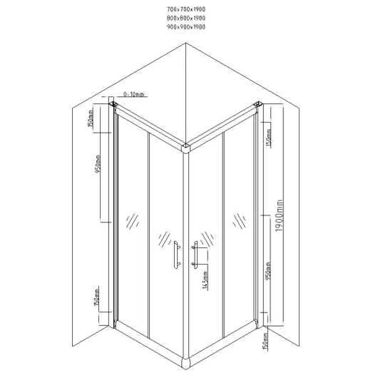 Mexen Rio zuhanykabin
