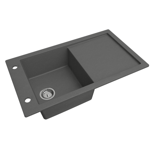 TRAMONTANA egymedencés gránit mosogató csepptálcával 3d