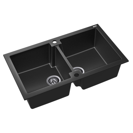 HONEST 160  kétmedencés gránit mosogató 3d