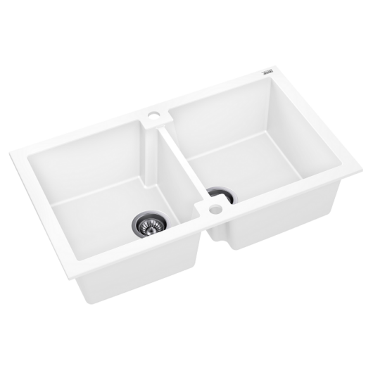 HONEST 160  kétmedencés gránit mosogató 3d