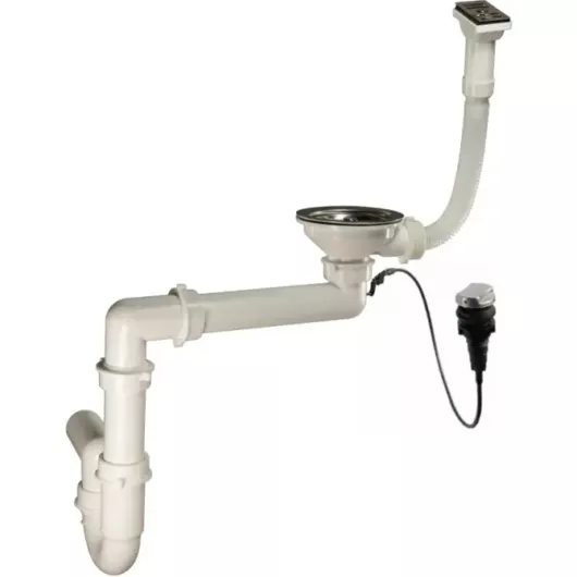 SLIDE 200 egymedencés gránit mosogató szifon