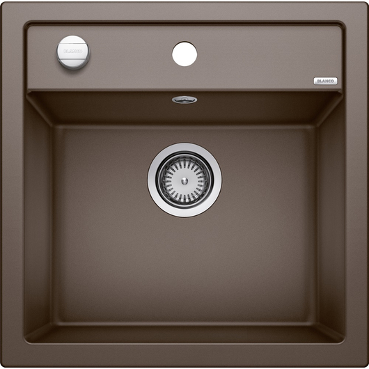 BLANCO DALAGO 5 Silgranit egymedencés gránit mosogató automata dugóemelő, szifonnal, kávébarna