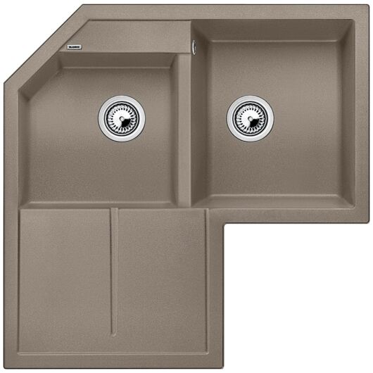 BLANCO METRA 9 E Silgranit gyümölcsmosós sarok gránit mosogató, szifonnal, tartufo