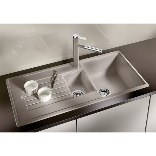 BLANCO ZIA 6S Silgranit másfél medencés csepegtetőtálcás gránit mosogató