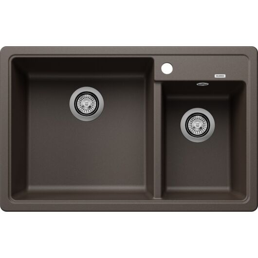 BLANCO LEGRA 8 kétmedencés gránit mosogató, szifonnal, kávébarna