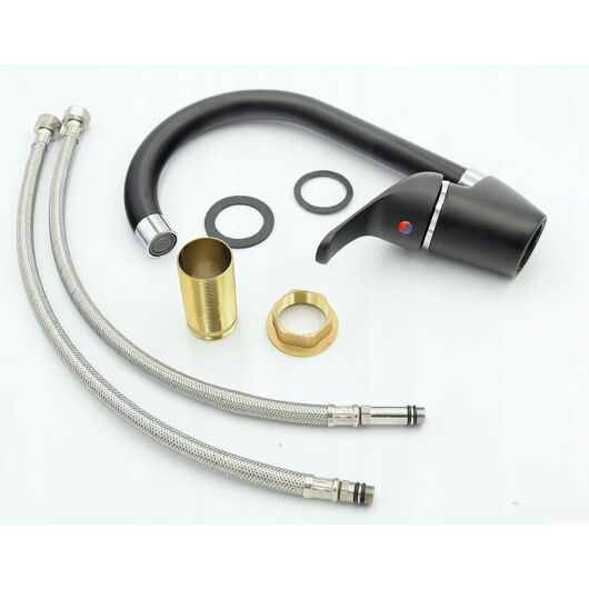 Rio konyhai csaptelep fekete