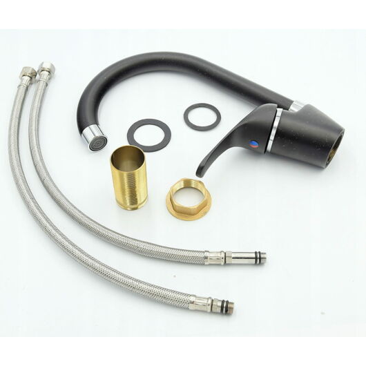 Rio konyhai csaptelep fekete-szemcsés