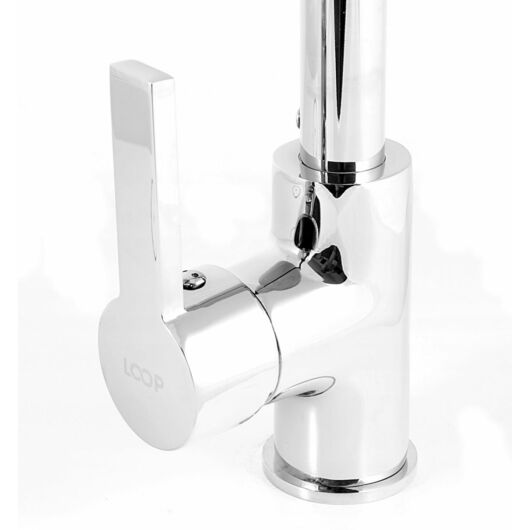 Flex konyhai csaptelep fekete-króm