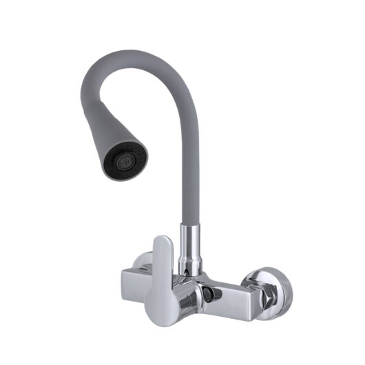 Flex 3000 konyhai fali csaptelep szürke-króm