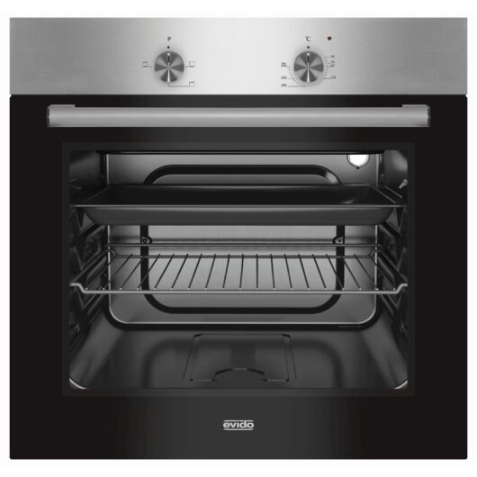 EVIDO PRIMO 62X statikus sütő, inox-fekete